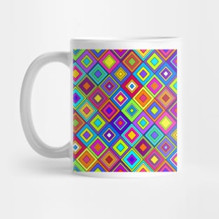 Modern Retro Diamonds Mug